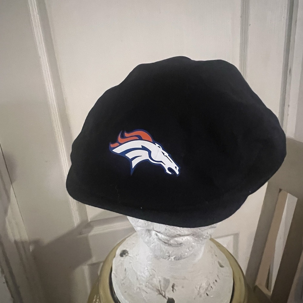STETSON BlACK BRONCO'S LINEN BERET HAT-Size Lg-X-large ***RARE*** - Picture 8 of 11